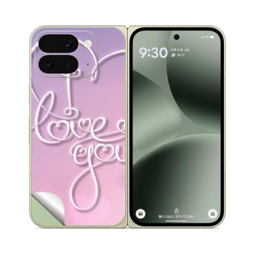 Pixel 10 Pro XL �p �X�L���V�[�� �S�� �w�� ���� ���h�~ �����ւ� �f�R �X�e�b�J�[ ����2������ �n�[�g ���� �s���N ��