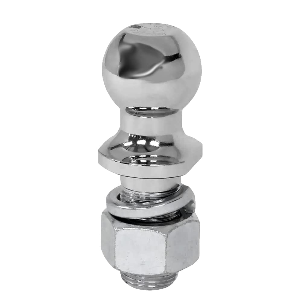 FAXIOAWA Chrome Hitch Mount Tow Ball Trailer Car Connection Ball 50mm Dia Capacity Accoppiamento Parti del rimorchio Accessori per Camper