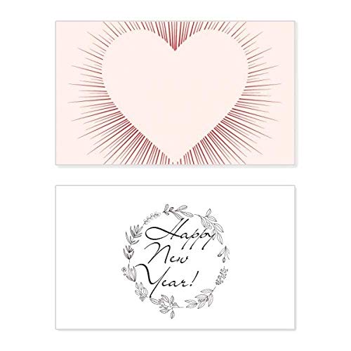 Tarjeta conmemorativa de San Valentín con silueta de corazón y espacio para dedicatorias