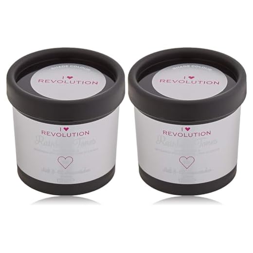 I Heart Revolution Rainbow Tones Silver Angel - semi permanente Haarfarbe und Pflegespülung in einem - auswaschbar mit 8-12 Haarwäschen - vegan, mehrfach verwendbar - 120 ml (Packung mit 2)