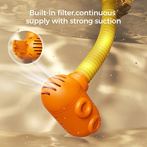 Tumama Baby Bath Toy,Bathtub Toys With Giraffe Shower Head,Suction Spinner Toys,Wind-Up Toys,Splicing Slides,Spray Squirt Shower Faucet And Water Pump Summer Essentials For Kids Toddlers Infants #TOP5