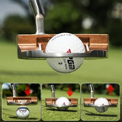 Rechtshänder Golf-Mallet-Putter, leichte Graphit-Welle mit Kugel-Retriever-Werkzeug, Anti-Bend-Design, Eva-Griff & Kopfbedeckung für konsistente Put-Geneuigkeit