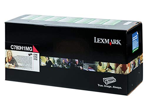 Toner magenta Lexmark C 782 N original C780H1MG cartouche haute capacité 10.000 pages