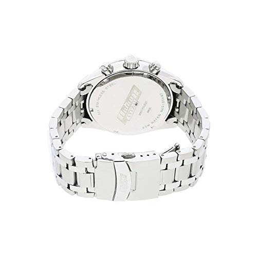 Titan Quartz Chronograph Blue Dial Stainless Steel Strap Watch for Men-NS90077KM02 - Image 2