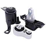 ApplianPar Engine Motor and Transmission Mount with Rear Torque Strut Mount Kit for Ford Fiesta 2011-2014 1.6L Automatic