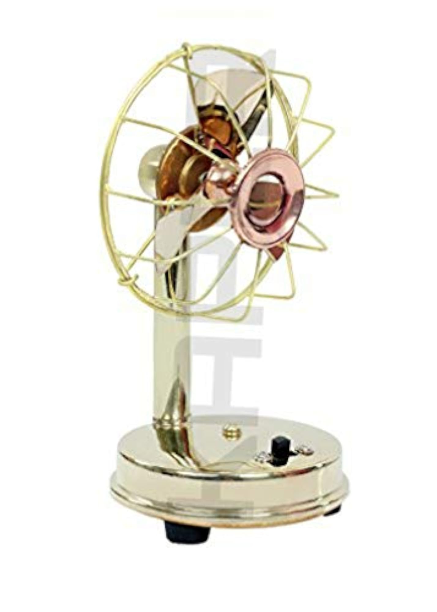 Handcrafted Brass Table Fan, Small Showpiece