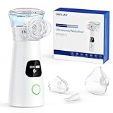 ONELISS Inhalationsgerät, Tragbare Inhaliergeräte für Erwachsene, Leise Inhalator für Kinder, Partikelgröße 0.5-5µm, Effektiv bei Atemwegserkrankungen