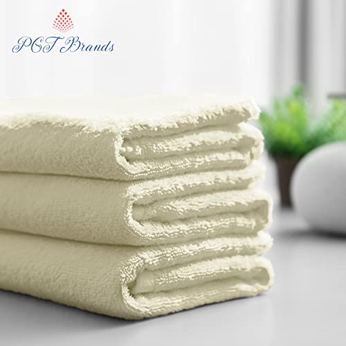 Pgt Brands 6 Pack Bath Towels, 100% Cotton, 550 Gsm, 28 X 54 Inch, Absorbent & Plush (Multi Color, 6) #TOP5
