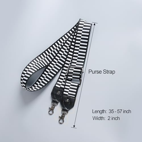 Image of chushui Silver Hardware Purse Strap,Replacement Crossbody Adjustable Shoulder Strap for Handbag Bag