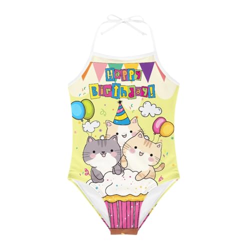 Cumagical Kids One Piece Swimwear Quick Dry Swimsuit for Girls Breathable Athletic Training Swimwear Summer Beach Essential