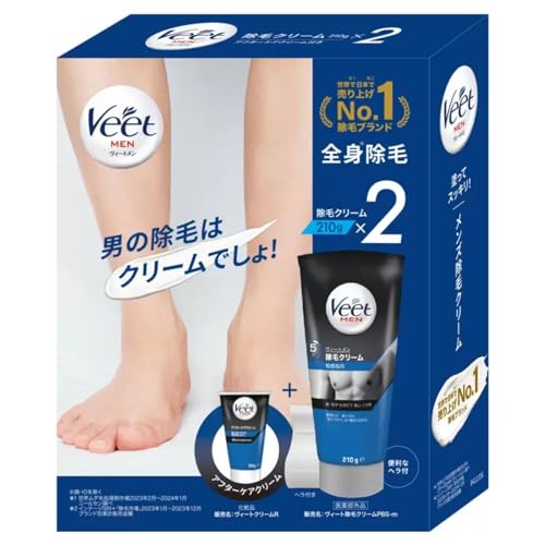 ���B�[�g���� ���уN���[�� 210g×2�{ + �A�t�^�[�N���[���Z�b�g �w���t ���� �E�� �j���p �����Y ���_�� �r �r �킫�̉� �w�� �� Veet Men