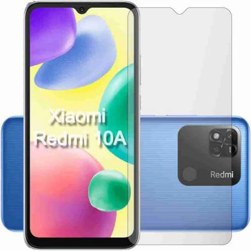 Image of Embed HD-Clear Screen Guard for Redmi 10A - Harder or Durable Plastic & More Impact-Resistant Than Glass, with Free Installation Kit