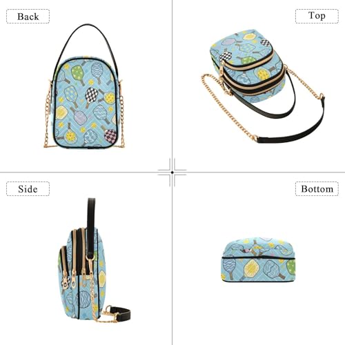 Image of MCHIVER Golf Crossbody Bag for Women Cell Phone Purse Wallet with Removable Chain Shoulder Handbag