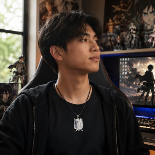 Street27 Anime Shingeki no Kyojin Necklace Blue - Image 8