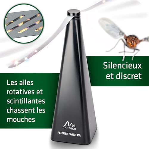 GARDIGO Ventilateur Anti-Mouches de Table Lot de 2 à Piles – vue 5