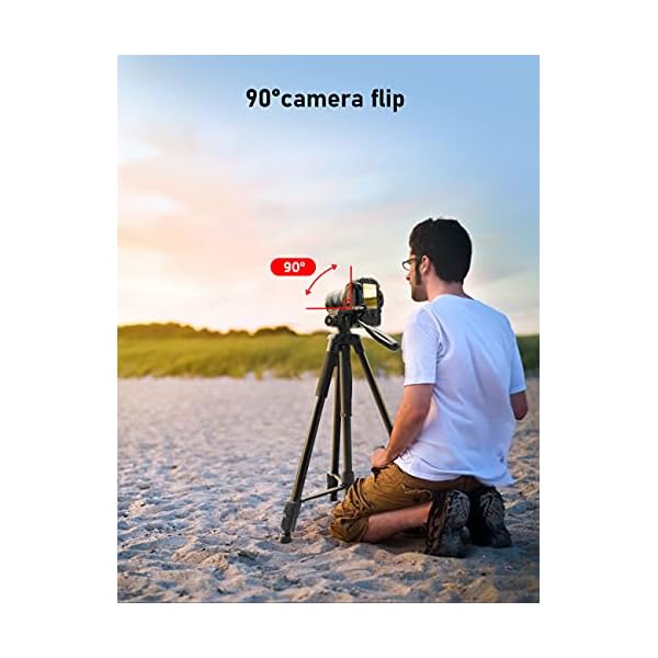 ESDDIPhoto Kamera Stativ 170cm Aluminium Stativ Kompakt Leichtes Stativ Kamera für Smartphone DSLR Canon Sony Olympus… – Bild 5