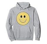 Vintage Smile Happy Face 70's Vibe Pullover Hoodie