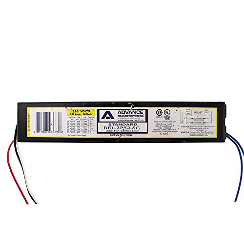 Advance REL2P32SC35I - 2 Lamp Fluorescent Ballast - F32T8 - 120 Volt - Instant Start - 0.88 Ballast Factor
