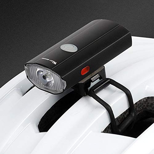 WASAGA 2 in 1 Bike Light USB Rechargeable Cycling Helmet Headlight Waterproof Bicycle Headlight Taillight Handlebar Front Light Rear Taillight Dual Purpose for Mountain Road Kids Bikes