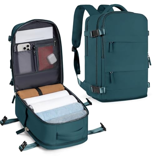 SZLX Mochila Equipaje de Mano 40x30x20 Ryanair Vueling Wizzair Easyjet Mochila Viaje Cabina Avion 40x20x25 Ryanair Mujer Mochila de transporte Impermeable para Computadora Portátil