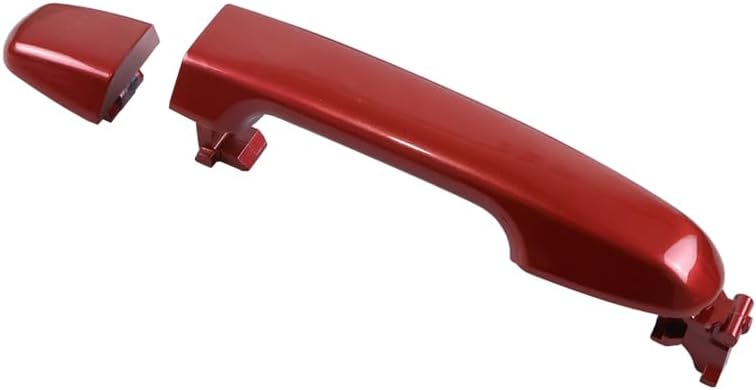 Red Painted 1 Lot 4 Door Oute Handle Exterior Handle Compatible with Toyota Camry 2012-2017