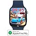 Ice-Watch - ICE smart junior 3.0 Find My Blue - Blaue geolokalisierbare verbundene Uhr für Jungen mit Silikonarmband - 024547 (1.75 Zoll)