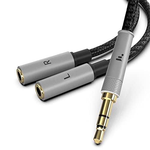 Répartiteur audio 3.5 mm mâle femelle pour partager votre musique sur téléphone et tablette