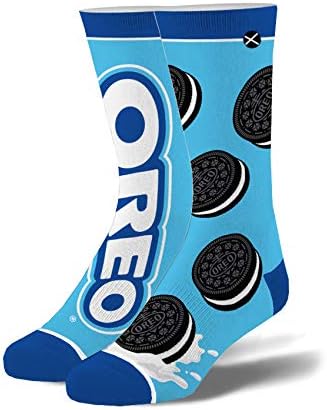 Odd Sox, Oreo Cookies Funny Socks for Men & Women, Novelty Print, Crew Length