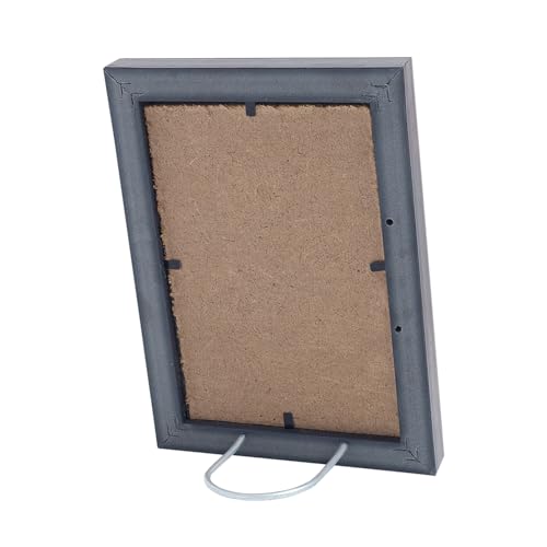 Image of GOLDEN PEACOCK Set of 2 4x6 Inch Photo Frames - Elegant Textured Brown & Gold Finish | Decorative Tabletop & Wall Hanging Picture Frames for Home Decor, Office & Gifting