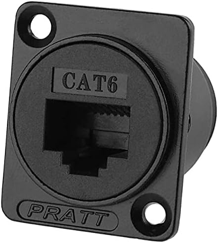 OLIREXD D-Type Module RJ45 Socket Cable Female Signal Connector CAT6 Panel Mount Network Ethernet Extension Interface Adapter