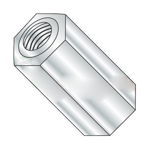1/4" OD Hex Standoffs (Female-Female) / 4-40 x 1/4" / Brass/Nickel/Outer Diameter: 1/4" / Thread Size: 4-40 / Length: 1/4" (Carton: 500 pcs)