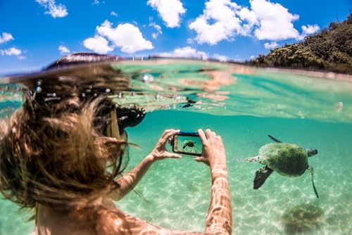 ProShot Touch - Waterproof Case Compatible with iPhone 8 Plus,7 Plus, and 6 Plus. Floating Hand Grip Mount Included. Underwater Camera App Included for Snorkeling and Diving Photography. by Pro Shot - Used condition - Image 6