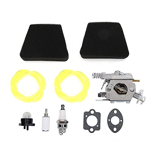 Wivplex Cortacésped, cortadora de césped, carburador de Metal, repuesto de herramientas de jardinería, accesorio de motosierra Kit de carburador