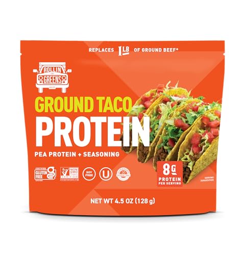ROLLINGREENS Plant Based Ground Taco Pack, 4.5 OZ