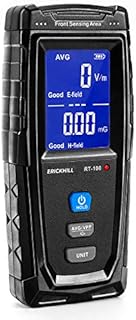 ERICKHILL EMF Meter, cyfrowy elektromagnetyczny czujnik promieniowania pola elektronicznego detektor ręczny cyfrowy LCD EMF, świetny Tester do inspekcji domowych, biura, na zewnątrz i polowanie na