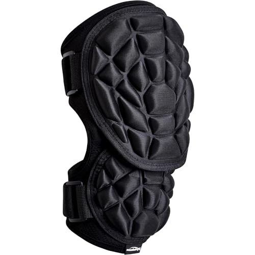 COOLOMG Batter's Baseball Elbow Guard for Youth Adult, Protective Arm Pads with Adjustable Straps for Softball Lacrosse, Single L