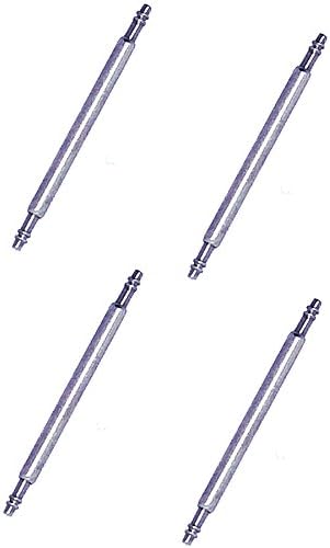 2 Stainless Steel Watch Strap Spring Bars 14mm Pins Lugs Links : Amazon ...