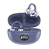 Sport Cuffie Bluetooth 5.4, Ultraleggero 4.3g, LED Schermo, Design Aperto, Stereo HiFi On Ear,50 ore di Riproduzione, Android & iOS,IPX5, Clip Orecchio Elegante Wireless Auricolari ad Alte Prestazioni