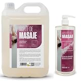 Olio di Mandorle Dolci, Rosmarino e Lavanda 5L + 1L | Olio da Massaggio Professionale Formula Migliorata | Olio Corpo
