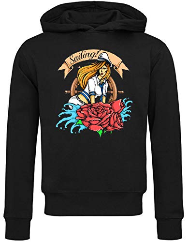 Sweat à capuche Sailor Girl chaud et confortable pour éviter le froid avec style