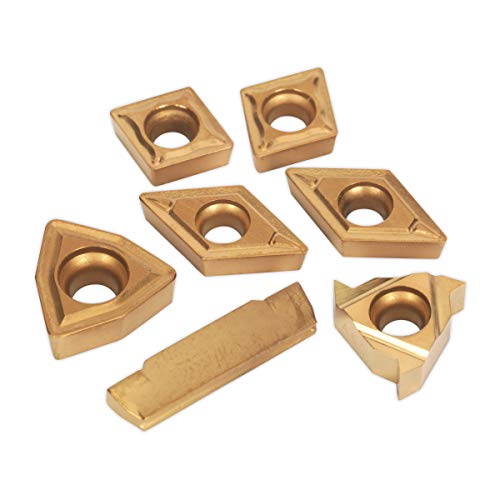 Image of Sealey Sm3025Cs6R Tips for Lathe Turning Tool Set Sm3025Cs6