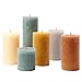 Produktbild Bolsius Rustik Stumpenkerzen - Geschenk Set 6 Stück - Nordic Ambiance - Dekorative Haushaltkerzen - Länge Brenndauer - Unparfümierte - Natürliches Pflanzenwachts - Ohne Palmöl - Mehrere Größen