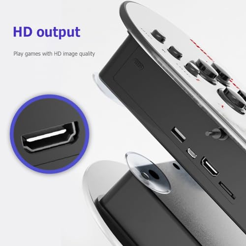 Beauenty Pandora Box HD 4K arcade controller Joystick 10000+ Games Game Console HDMI-64G 2 Player Game compatible 3D Dual Controller Joystick Game Player for PS1 (M9)