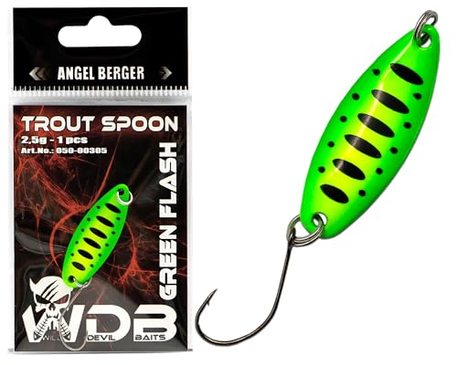 Wild Devil Baits Trout Spoon Forellen Blinker Mini Spoon Forellenangeln...
