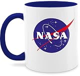 Tasse Tassen 325ml - Statement Spruch - Nasa Meatball Logo - Unisize - Dunkelblau - teetasse kaffeebecher kaffeetasse wärmende grosse astronaut kaffeetassen kapuze kaffetassen patch mug - Q9061