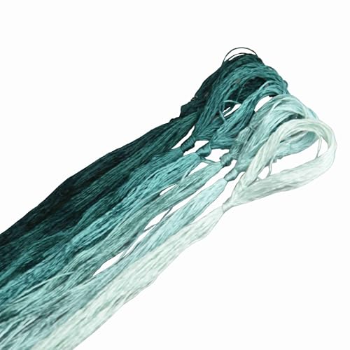 Mingguxiuyi Hilo De Seda De Morera Seda Natural Pura, Ideal Para Bordado A Mano, Tejido, Joyería Diy Y Kits De Manualidades 50