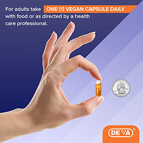 Deva 68000 Vegan Vitamins Natural Vitamin E 400Iu With Mixed Tocopherols, Supports Immune System & Skin Nutrition, Natural Antioxidant & Gluten Free thumb #4
