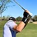 ProSENDR™ Golf Training Aid | Carbon Fiber Wrist Cradle Plus Compression Sphere | Improve Wrist Positions, Slice, Ball Striking | Use for Full Swing, Chipping, Putting (Left)