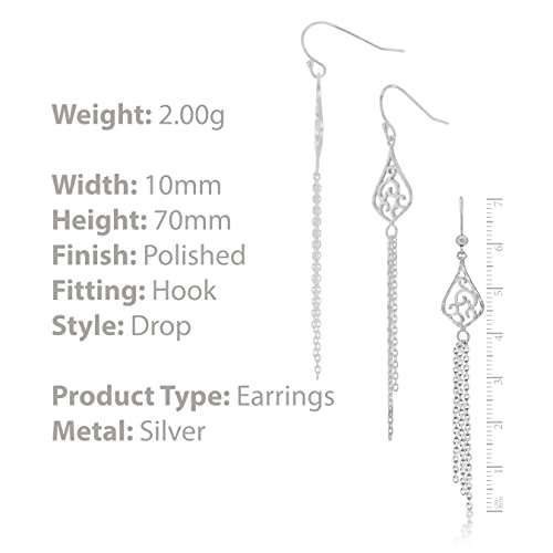 Tuscany Silver Orecchini Pendenti da Donna in