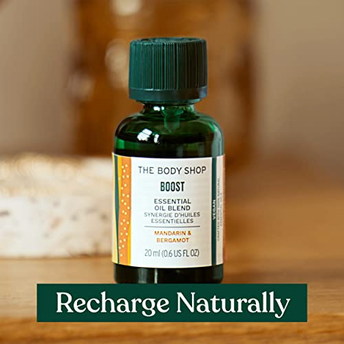 The Body Shop Boost Essential Oil Blend With Bergamot & Mandarin – Recharging – Vegan – 0.6Oz #TOP1